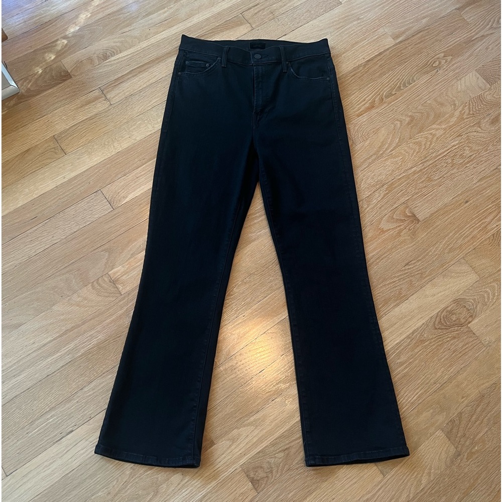 Mother jeans “The Insider Crop” size 28 black EUC
